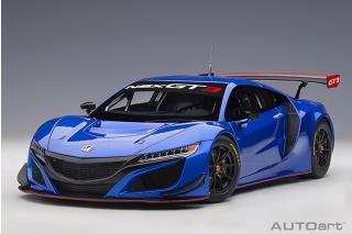 Honda NSX GT3 2018 hyper blue sealed body AutoArt 1:18